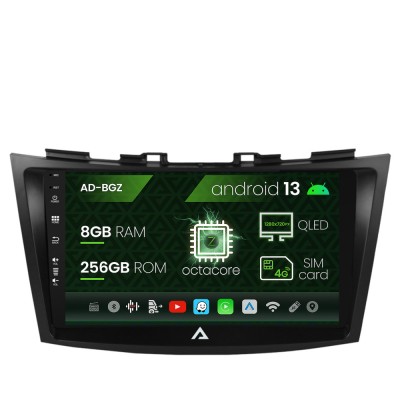 Navigatie Suzuki Swift (2011-2017), Android 13, Z-Octacore AC8257 4GB RAM + 64GB ROM, 9 Inch - AD-BGZ9008+AD-BGRKIT304 foto
