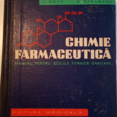 CHIMIE FARMACEUTICA-MANUAL PENTRU ȘCOLILE TEHNICE SANITARE - V. ZOTA