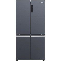 Side by Side Cube HAIER HCR5919ENMB, 4 usi, compresor inverter, clasa E, Total No Frost, 528 L, Sistem Antibacterian, display LED extern, My Zone, HCS