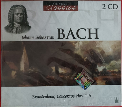 J. S. Bach - Brandenburg Concertos nos 1-6 , cd box sigilat cu muzica clasica foto