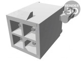 Conector Mini Universal MATE-N-LOK 4,14mm 600V, TE Connectivity