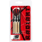 Set 3 sageti darts Sunflex RADIANT 16 grame, soft, varf plastic, cu portofel