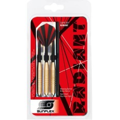 Set 3 sageti darts Sunflex RADIANT 16 grame, soft, varf plastic, cu portofel