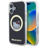 Husa pentru iPhone 16 - Hello Kitty Hardcase IML Sweet Kitty MagSafe (HKHMP16SHSWKK) - Black