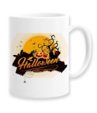 Cana alba personalizata Halloween Spooky, INOVATIX&reg;. 330ml