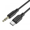 Cablu Audio 3.5mm - USB-C Borofone BL18, 1m, Negru