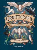 Ornitografie carte hardcover Jessica Roux prieteni inaripati educative pentru copii ilustrata Paralela 45