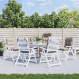 vidaXL Perne scaun cu spătar mic, 6 buc., gri taupe, textil oxford 377697