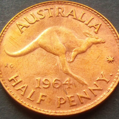 Moneda HALF PENNY - AUSTRALIA, anul 1964 *cod 1061