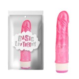 Cumpara ieftin Vibrator Natural Rider Roz, 20,5 cm