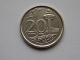 20 CENTS 2013 SINGAPORE-UNC, Asia