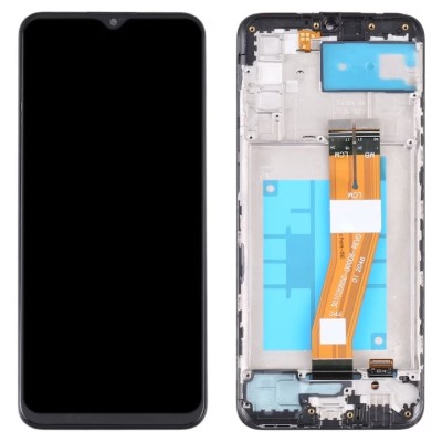 Display Samsung Galaxy A02s cu touchscreen Si Rama Versiune 160mm TFT Negru foto