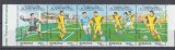 1996 LP 1409 a TURNEUL FINAL AL CAMPIONATULUI EUROPEAN FOTBAL SERIA STRAIF MNH, Nestampilat