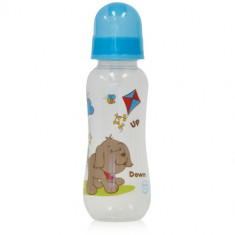 Biberon Decorat Baby Care 250 ml Blue foto