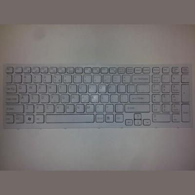 Tastatura laptop second hand Sony VPC-EB Frame White (netestata) foto