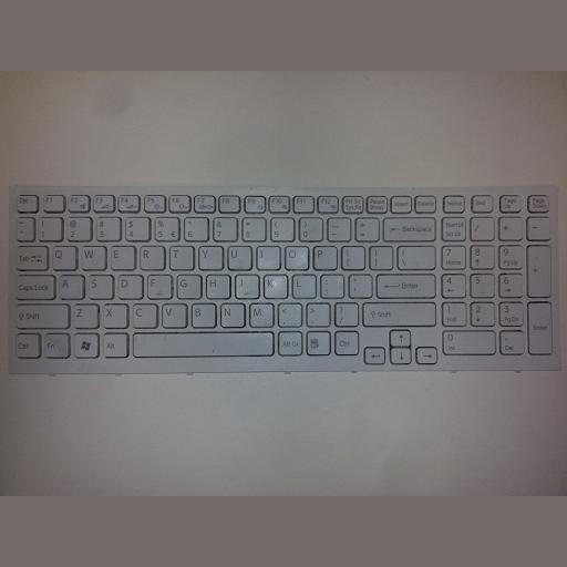 Tastatura laptop second hand Sony VPC-EB Frame White (netestata)