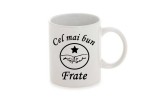Cana alba personalizata, Cel mai bun frate, INOVATIX&reg;. 330ml, Oem