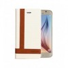 Husa Flip ASTRUM FC TEE RO Samsung Galaxy S6 G920 Alba Premium
