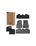 COVOR AUTO Baseus T-Space, set 6 bucati compatibil Tesla Model Y, realizat din TPE+velvet, negru &quot;C20751300111-02&quot; - 6932172634346