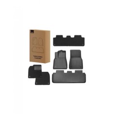 COVOR AUTO Baseus T-Space, set 6 bucati compatibil Tesla Model Y, realizat din TPE+velvet, negru &quot;C20751300111-02&quot; - 6932172634346
