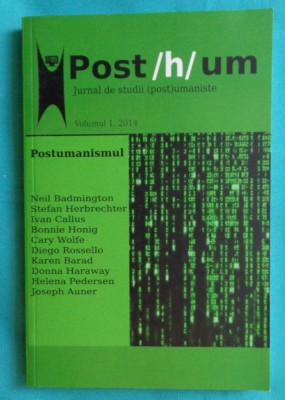 Revista literara Posthum nr 1 din 2014 foto