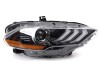 Far FORD MUSTANG, 05.2018-, partea Dreapta, TYC, cu &amp;quot;lumina timp de zi&amp;quot; tip LED; Tip=USA; LED; manual; cu insertie galbena; LED