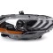 Far FORD MUSTANG, 05.2018-, partea Dreapta, TYC, cu &amp;quot;lumina timp de zi&amp;quot; tip LED; Tip=USA; LED; manual; cu insertie galbena; LED