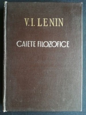 Caiete filozofice- V. I. Lenin foto