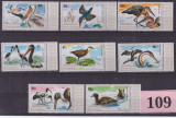 109-RUANDA 1975-PASARI Serie completa de 8 timbre nestampilate MNH, Nestampilat
