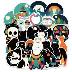 Set Stickere 100 buc bicicleta, telefon, auto, laptop Cute Animals foto