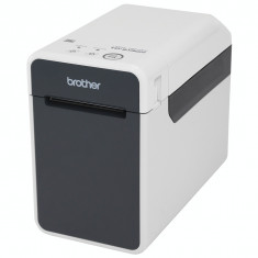 Imprimanta de etichete Brother TD-2130N USB 300 dpi White Black foto