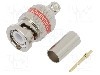 Conector BNC, 75&Omega;, tata, aurit, BELDEN - 1505ABHD3
