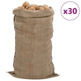 Cumpara ieftin Saci de iuta, 30 buc., 65x135 cm, iuta 100%, 340 g/m&sup2;