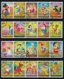Timbre FUJEIRA 1972 - Personaje Disney, Serie Completa, Colectie