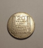 Franta 20 Franci 1938 Aunc Unc, Europa