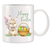 Cana alba personalizata pentru Paste Happy Easter, INOVATIX&reg;. 330ml, Oem