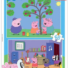 Set 2 puzzle-uri de 48 de piese - Peppa Pig | Educa