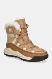 Sorel cizme de iarna ONA RMX GLACY PLUS WP culoarea bej, 2083061262