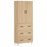 Cumpara ieftin Dulap inalt, stejar sonoma, 69,5x34x180 cm, lemn compozit