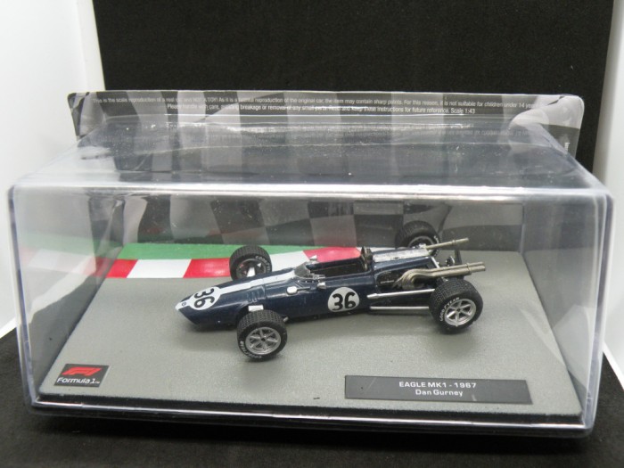 Macheta Formula 1 Eagle MK1 Dan Gurney 1967 Altaya 1:43