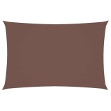 Cumpara ieftin Parasolar, maro, 2x4 m, tesatura oxford, dreptunghiular