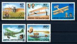 Seria Completă Imperiul Centrafrican 1978 - Pionierii Aviației, Avioane Clasice, Wright, Dornier (Mi. 559-563) - Ștampilată -A101