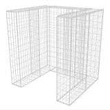 Cumpara ieftin Gabion unic ingradire pubela, otel, 110 x 100 x 120 cm