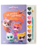 Cumpara ieftin Sa pictam impreuna! Carte de colorat cu pensula si acuarele. Disney. Superpisicute/***