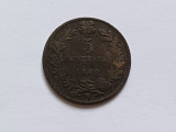 Italia - 5 centesimi 1862, Europa