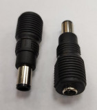 Mufa adaptoare alimentare DC 2.1x5.5 mm mama la 6.3x4 mm tata, Oem