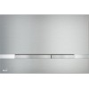 Clapeta WC Alcadrain FLAT-STRIPE Alunox, Aluminiu Anodizat + Inox, Dubla Comanda, Rezervor Incastrat