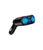 Incarcator multifunctional 2x bricheta auto 12V/24V 65W + Voltmetru