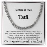 Lantisor, cu mesaj emotionant pentru tata, de la fiica