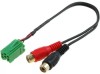 Cablu Adaptor AUX RCA Renault 2007+ Per.Pic. C7001-RCA, Diagnoza Auto Universala, Compatibil Honda, Mazda, Mercedes, Audi, Toyota, Nissan
